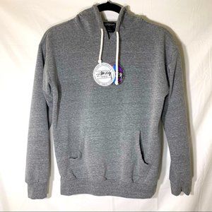 Stussy Light Gray Hoodie - Sweater Size X-Small
